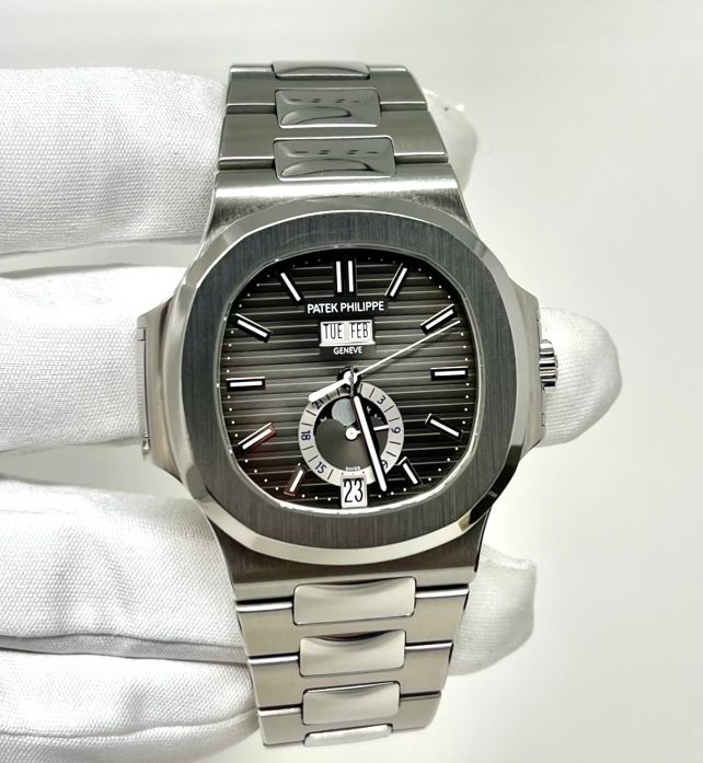 Patek Philippe Nautilus Annual Calendar Moon Phase Steel