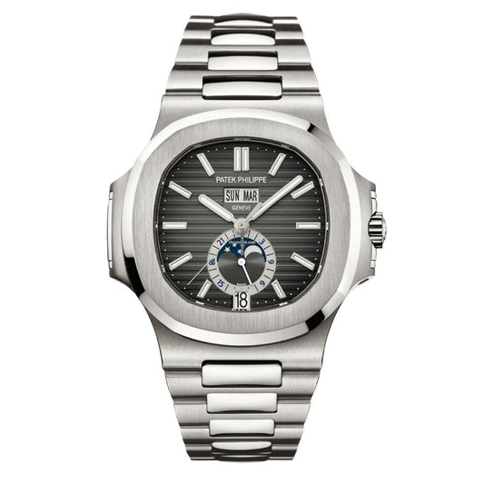 Patek Philippe Nautilus Annual Calendar Moon Phase Steel