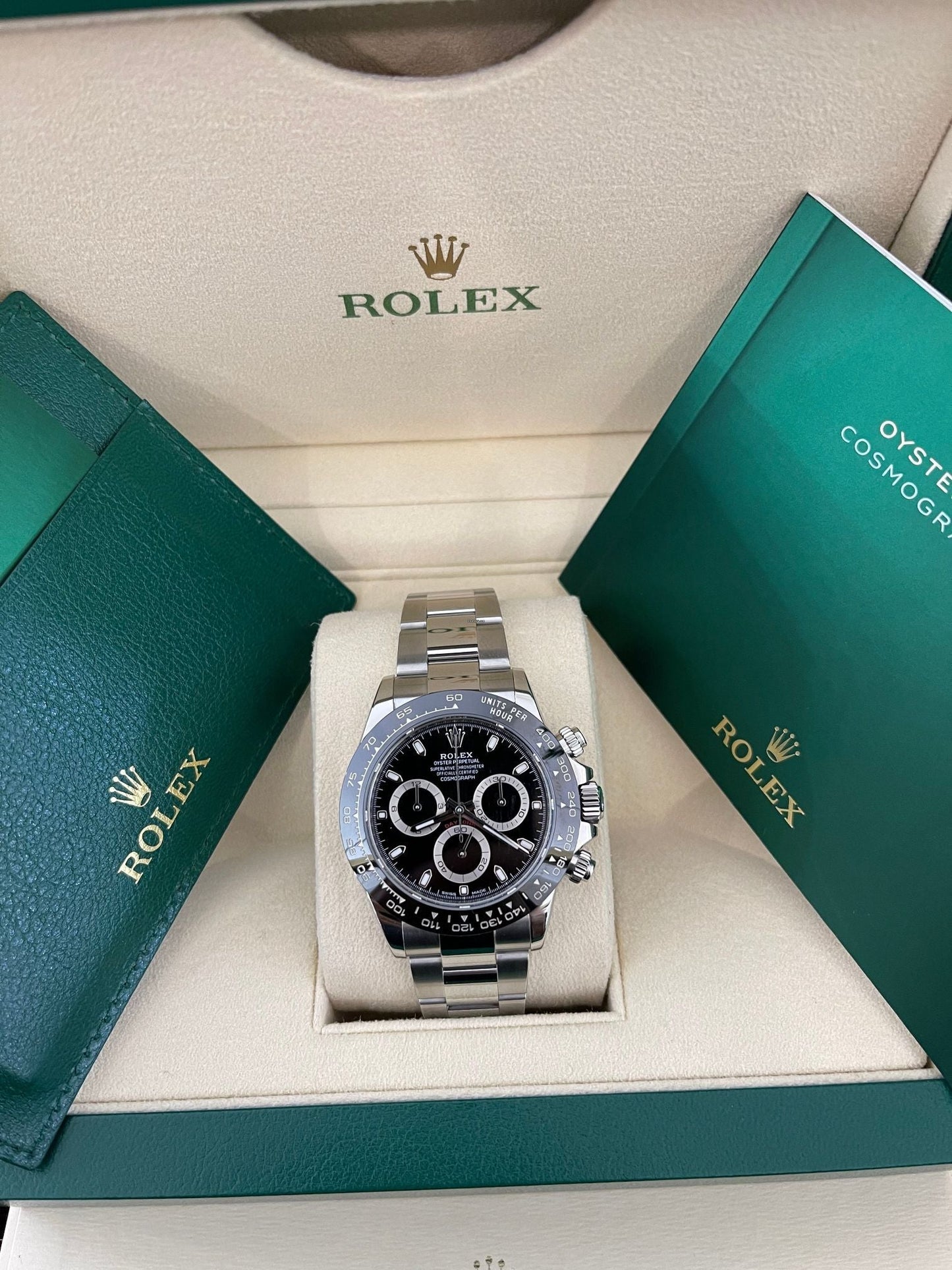 Rolex Daytona Noir Oyster Steel 116500LN