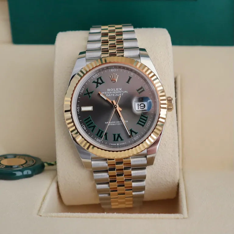 Rolex Datejust 41 ‘Wimbledon’ Dial Two-Tone Jubilee