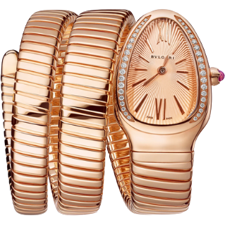 BVLGARI SERPENTI DOUBLE TOUR ROSE GOLD