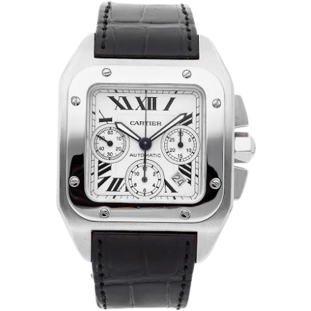 Cartier Santos Chronograph Stainless Steel