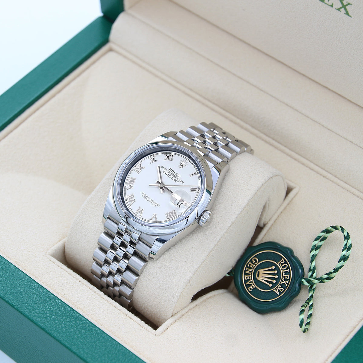 Pack Rolex Datejust Diamond White Roman Jubilee