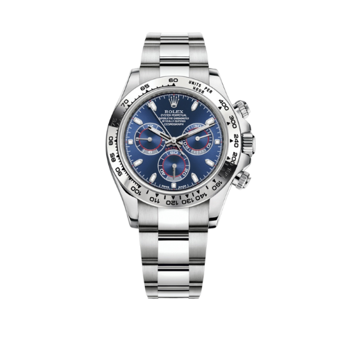 Rolex Daytona White Gold De Cadran Blue