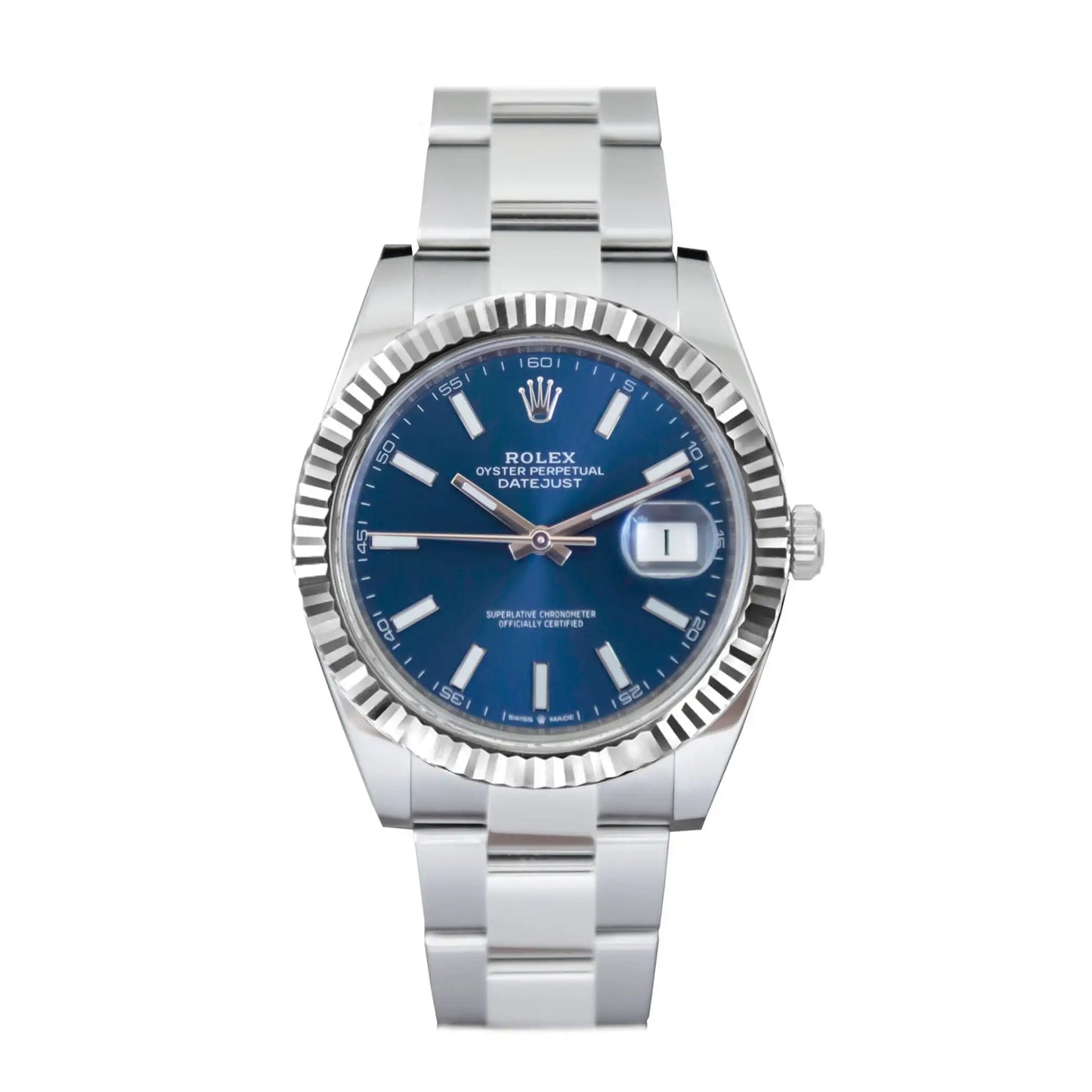 Rolex Datejust 41 ‘Blue Index’ Dial Oyster