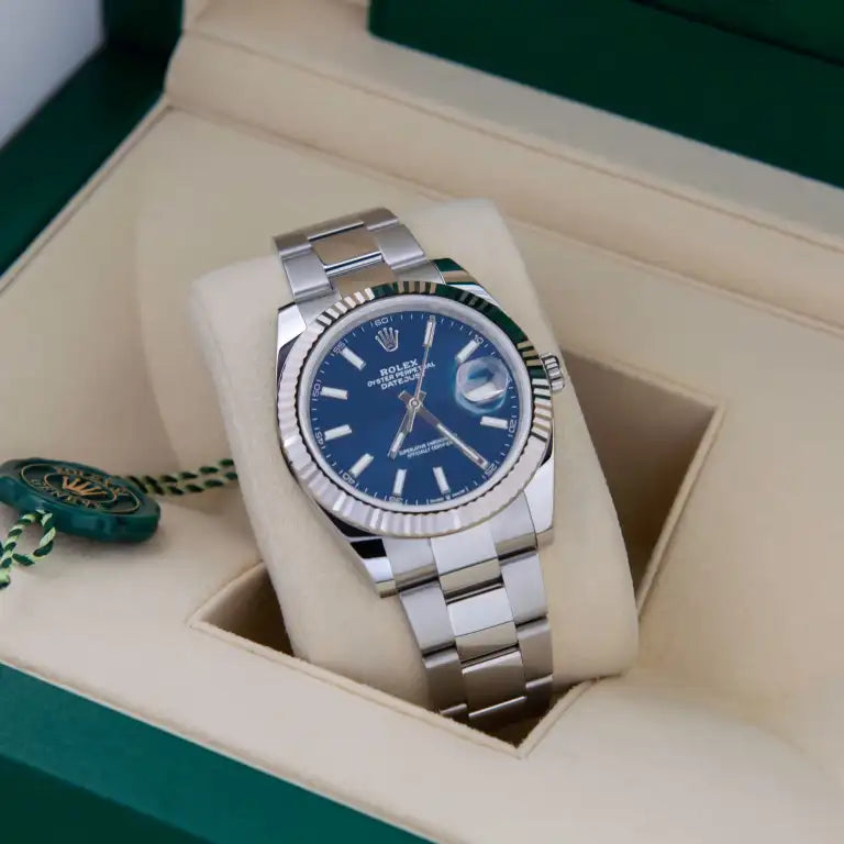 Rolex Datejust 41 ‘Blue Index’ Dial Oyster