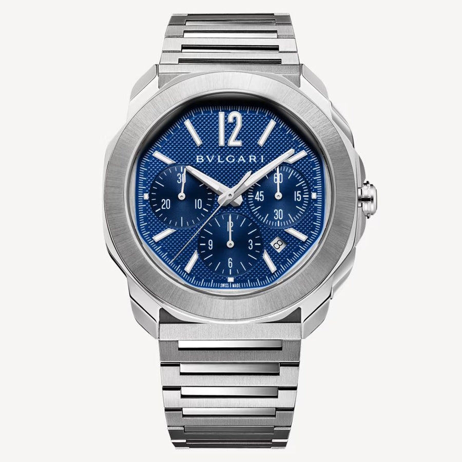 BVLGARI OCTO ROMA CHRONOGRAPH BLEU