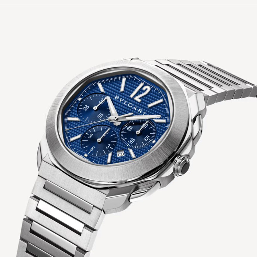 BVLGARI OCTO ROMA CHRONOGRAPH BLEU