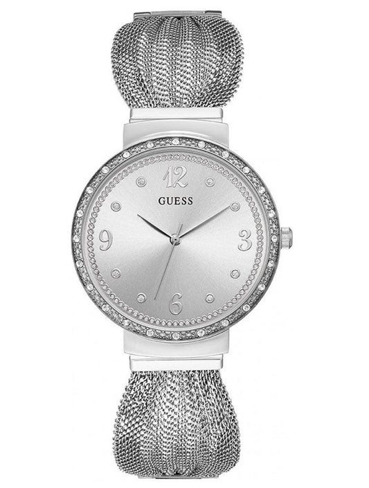 GUESS MONTRE FEMME CHIFFON ARGENT W1083L1