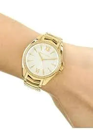 Michael Kors Whitney Stainless Steel Watch With Glitz Accents