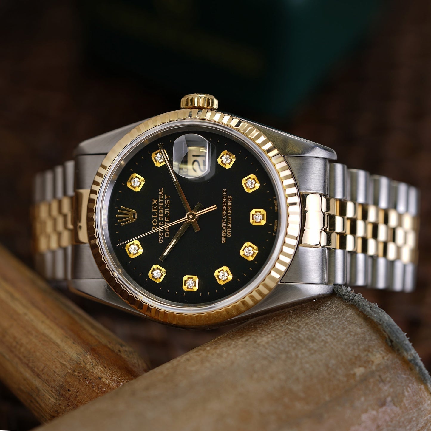 Pack Rolex Datejust Diamond Yellow Gold Jubilee