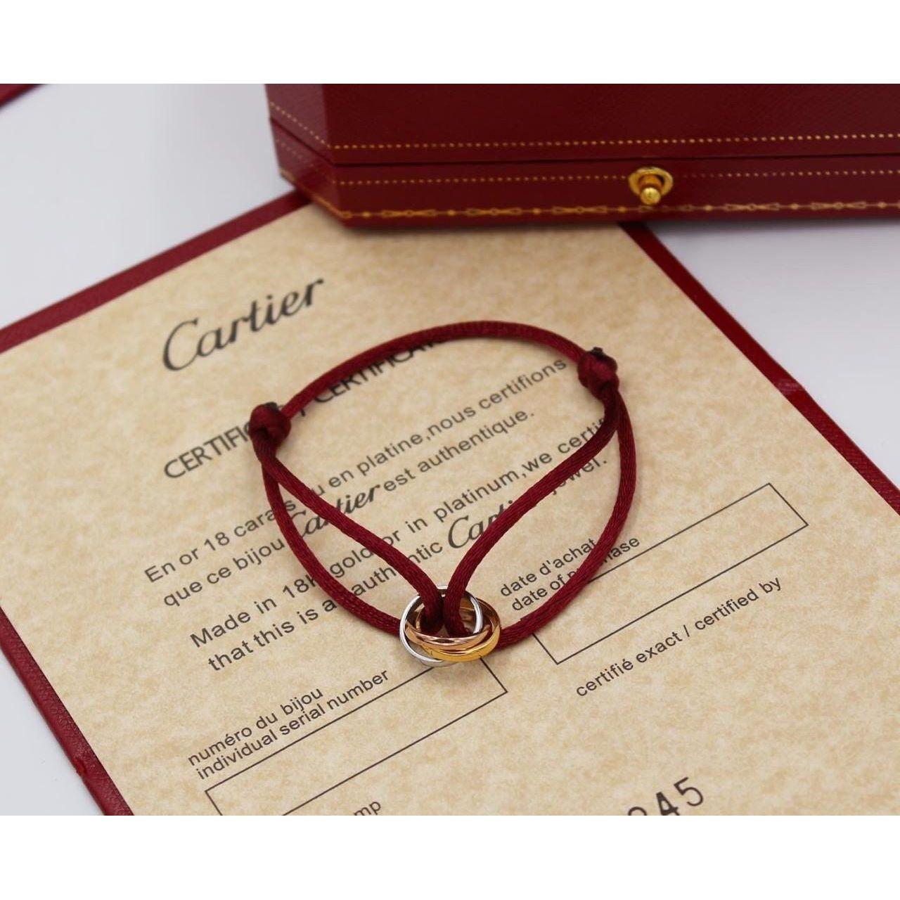 Bracelet Cartier Cordon TRINITY