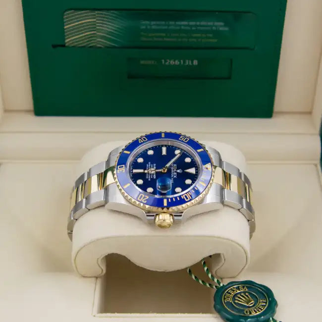 Rolex Submariner Date 41mm Two Tone Blue Dial