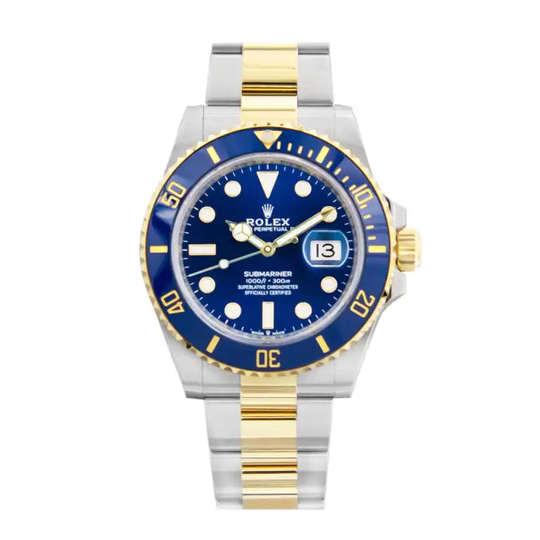 Rolex Submariner Date 41mm Two Tone Blue Dial