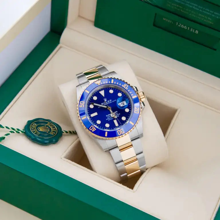 Rolex Submariner Date 41mm Two Tone Blue Dial